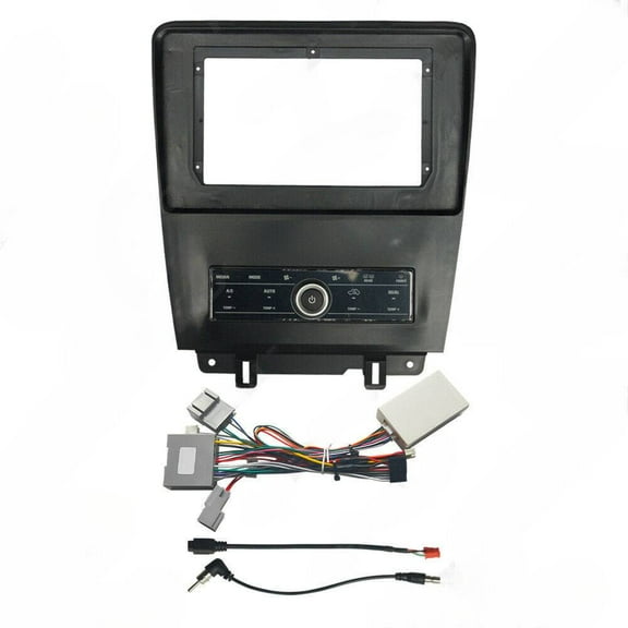 Suitable for 09-14 Ford Mustang Android large screen navigation modification face frame power cord protocol box 9-inch