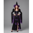 thumbnail image 4 of Joyfy Women's Classic Witch Halloween Costume-M size 2026, Witch Costume Set with Witch Dress & Hat Accessories for Halloween Cosplay Party, 4 of 6