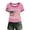 Pink #185, variant on KDDYLITQ 250th Anniversary Tshirt for Women 4th Of July 250th Birthday Crew Neck Tees Independence National Flag Print Freedom Tops American Flag Floral Short Sleeve T-Shirts Army Green 2XL