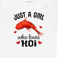 thumbnail image 4 of Inktastic Just a Girl Who Loves Koi Fish Girls Baby Bodysuit, 4 of 5