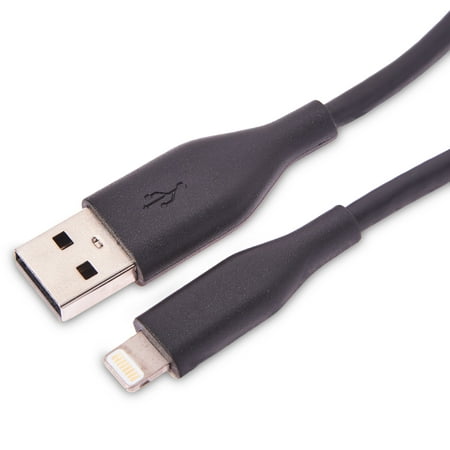 Onn Lightning Cable 10', Black