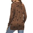 thumbnail image 3 of Womens Casual Hoodie Long Sleeve Fall Drawstring Sweatshirts Soft Loose Pullover Tops Shirts, 3 of 3