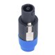 thumbnail image 1 of 4 Uds. Conector de Cable amplificador de potencia de Audio con bloqueo giratorio de enchufe de altavoz de 4 polos CNL4FC (azul), 1 of 8