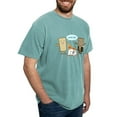 thumbnail image 4 of CafePress - Flaming Marshmallow Group Hug! Men's Comfort Col - Mens Comfort Colors Shirt, 4 of 5