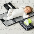 thumbnail image 6 of Hvxrjkn Baby Nappy Changing Mat Waterproof Newborn Diaper Changing Pad with Head Cushion Portable Foldable Infant Nappy Changing Pad with Storage Pockets for Home Travel Outside, 6 of 7