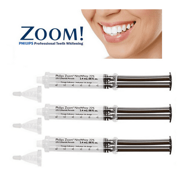 3/Pack Philips Zoom Teeth Whitening 22% Night White Home Treatment (2.4ml x 3ct)