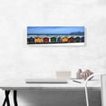 thumbnail image 2 of ARTCANVAS Colorful Beach Houses Home decor Canvas Art Print - Size: 36" x 12" (1.50" Deep), 2 of 9