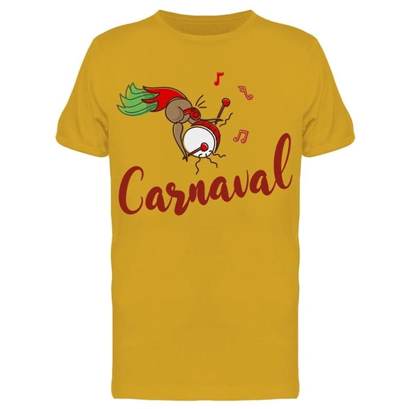 Carnaval Brazil T-Shirt Men -Image by Shutterstock, Male Large