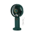 thumbnail image 2 of Mini ventilador portátil de 5 velocidades, ventilador de refrigeración personal, ventilador de escritorio pequeño personal Verde, 2 of 9