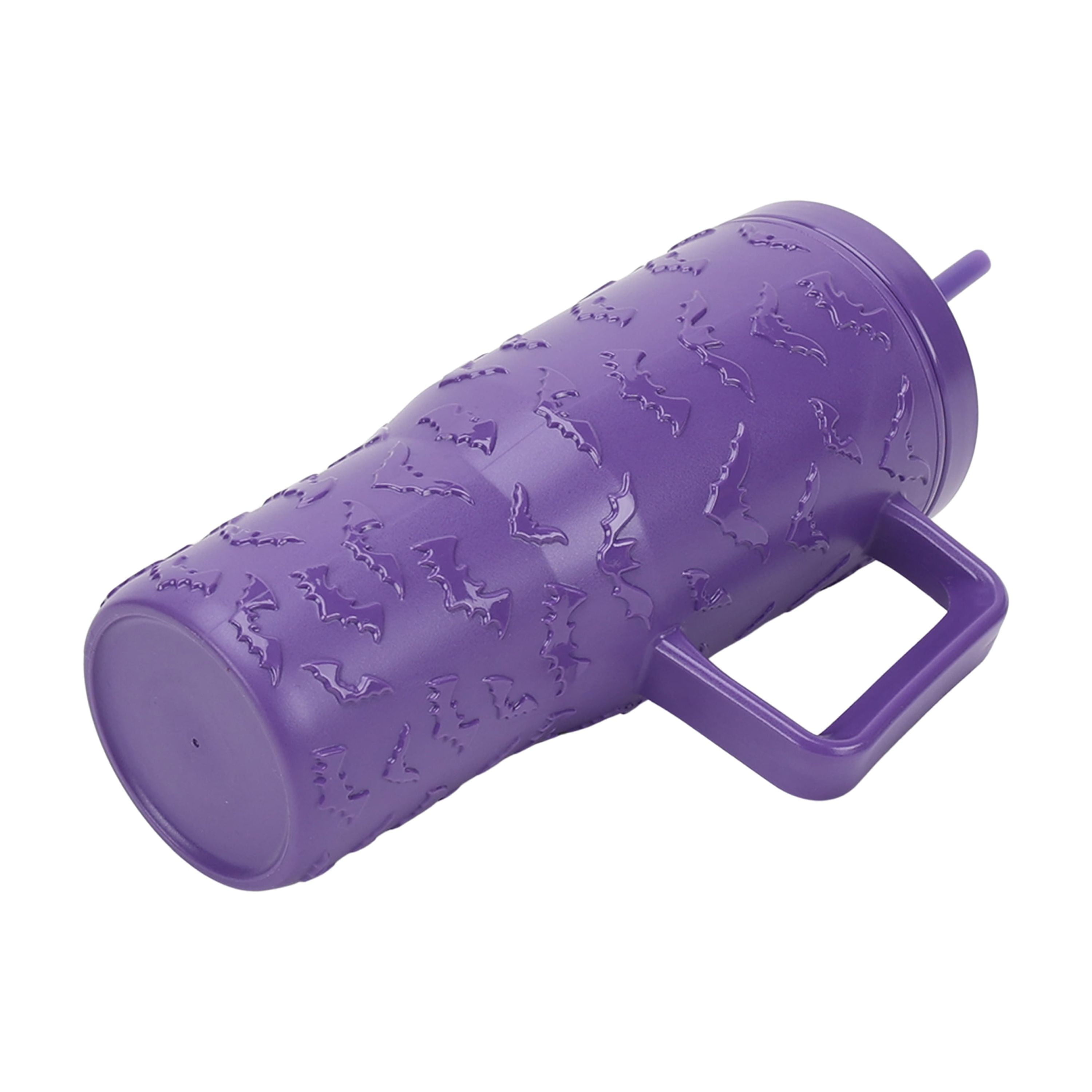 Way To Celebrate 31.6 oz Purple Acrylic Bat Tumbler