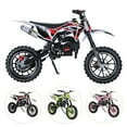 thumbnail image 2 of Seipouy Kids Dirtbike Gas Pitbike, 2 Stroke Dirt Bike 49cc for Kids 6-12, Gas Dirtbike Gas Powered Dirt Bike Motorbike w/Dual Suspension & Dual Disc Brake, 2 of 8