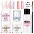 thumbnail image 1 of Acrylic Nail Enhancement Set, Acrylic Nail Powder, Suitable For Beginners, Suitable For Nail Extension Carving, Acrylic Nail Enhancement Articles Acrylic Liquid Monomer Acrylic Liquid Acrylic Nail Art, 1 of 5