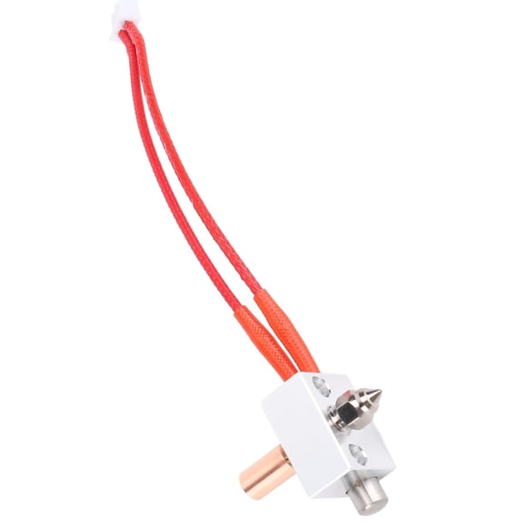 Extruder Upgrade Kit, Bimetal Heatbreak Copper Plated Nozzle Aluminum Heating Block 24V 40W Heater Set  for Sermoon V1 V1Pro