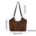 thumbnail image 3 of Amzcrzy Pu Handbag Women Tote Bag Handbag Fashion Shoulder Bags Purses with Shoulder Strap Multiple Pockets Storage Bins Storage Containers Dorm Room Essentials Rv Must Haves, 3 of 6