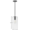 thumbnail image 4 of 83377BK Lark Lane - 10W 1 LED Pendant-15.75 Inches Tall and 7 Inches Wide-Black Finish, 4 of 13