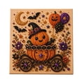 thumbnail image 2 of Halloween Diamond Art Kit, DIY Pearl Craft Set with Rhinestones and Glue Tool, Festive Halloween Decor For Living Room Wall Or Seasonal Home Accent Vibe C, 2 of 3