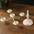 thumbnail image 5 of Vintage Five Arm Iron Candelabra Candlestick for Dining Table Candlelight Dinner Centerpiece Decoration Prop for Home Decor Romantic Ambiance Creation, 5 of 6