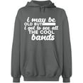thumbnail image 2 of OXI Hoodie Sweatshirt - The Cool Bands, Basic Casual Hoodie for Men's and Women Fleece Hoodie Long Sleeve - Graphite Heather X-Large, 2 of 3