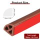 thumbnail image 2 of Moldura Flexible de Cuarto Redondo de 39 Pulgadas, Trim Pegajoso y Flexible, Marrón, 2 of 7