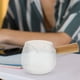thumbnail image 2 of Jarra de vidrio con mango de madera para crema, vaso para beber, vaso para agua, jarra para leche, 2 of 7