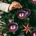 thumbnail image 4 of Dragon Christmas Ornaments,Enchanted Dragon Eye Ornament,Mystic Guardian Dragon Acrylic Fantasy Ornaments Gothic Themed String Christmas Decor Tree Funny Middle Pendant Collectible Festival(Purple), 4 of 7