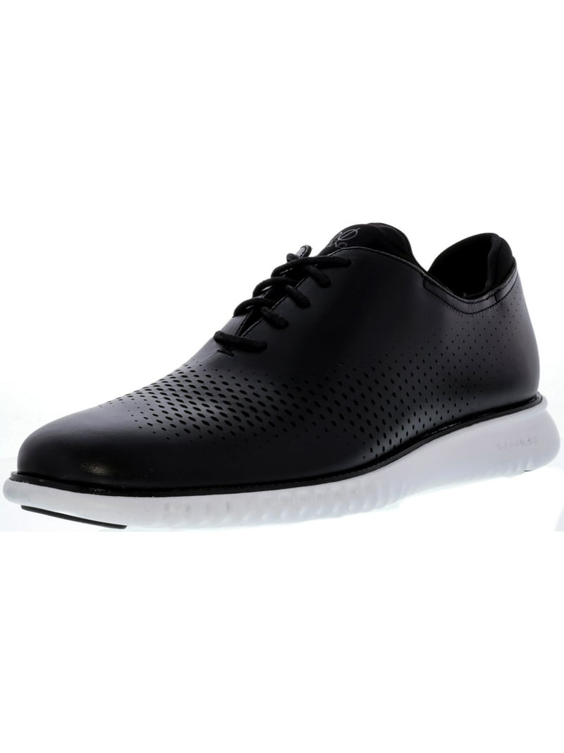 Cole Haan Men's 2 Zerogrand Laser Wing Black Leather / White