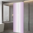 thumbnail image 4 of Light Purple Ombre Window Privacy Film, Modern Gradient Abstract Art Static Cling UV Sun Blocking Tint Film Heat Control Windows Films for Bedroom Bathroom, Window Stickers 23.6"x59", 4 of 8