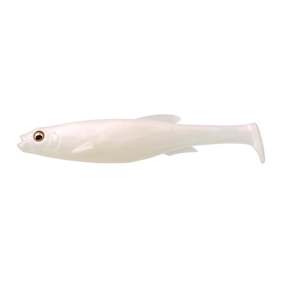 Megabass Magdraft Freestyle Swimbait - 5" (2 Pack) - Albino Pearl Shad
