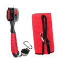 thumbnail image 2 of Cepillo de limpieza de Golf, toalla de Golf para entrenamiento de Golf, carrito de Golf, maderas de Golf Rojo, 2 of 8