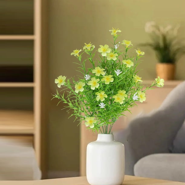 Simulation Flowers Plastic Simulation Daisies Jasmine Simulation Greeneries Wedding Decoration Home Decoration Ornaments Fake Flowers