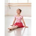 thumbnail image 5 of Aideaone Ballet Leotard for Girls Toddler Dance Dress Outfit with Skirt Ruffle Sleeve 3-8Y, 5 of 7