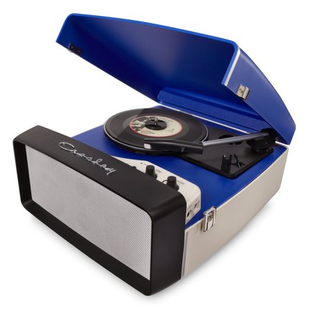 UPC 710244210850 product image for Crosley Radio Collegiate Portable USB Turntable in Blue | upcitemdb.com