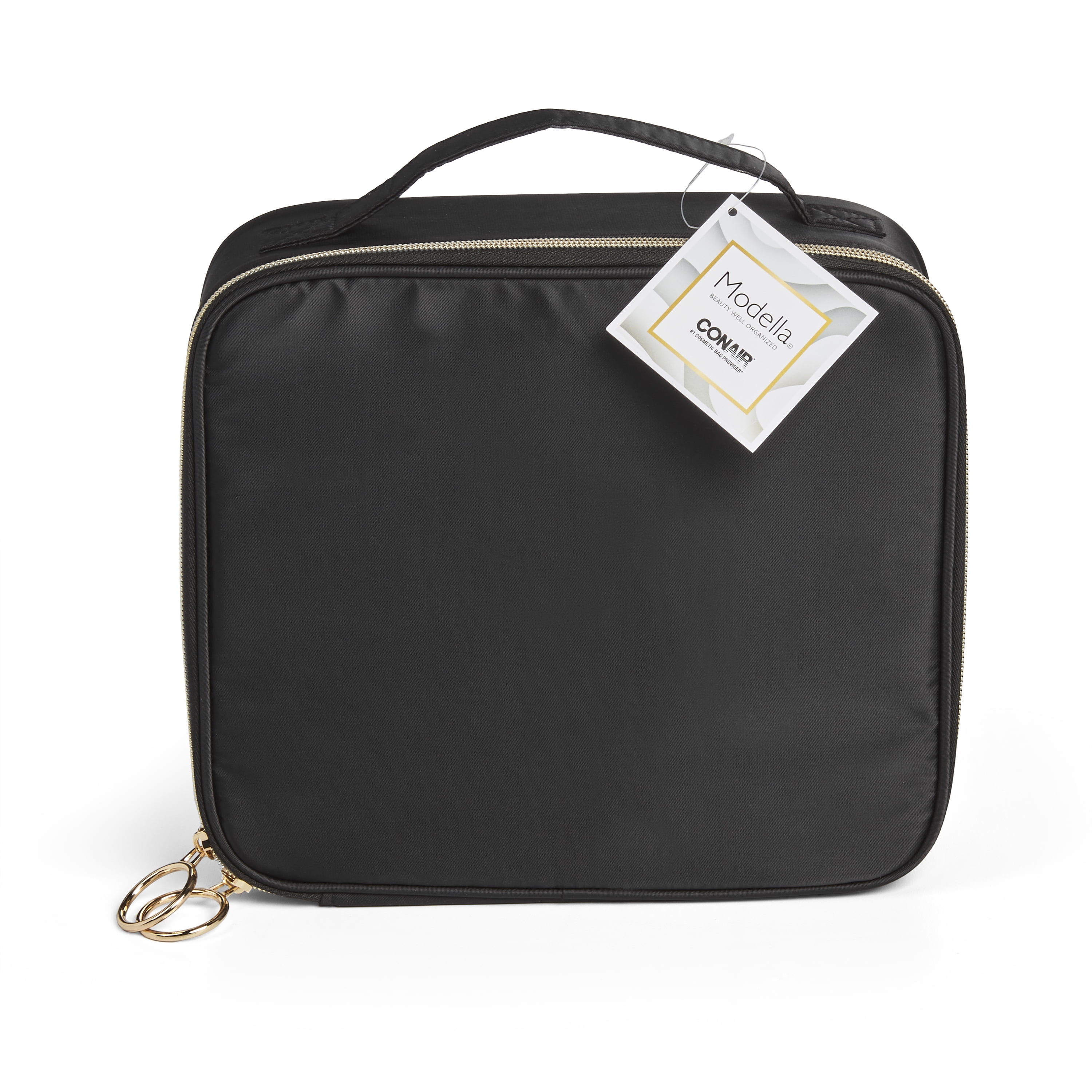 Modella Cosmetic Bag for Makeup & Accessories, Black