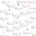thumbnail image 1 of Floating Candle, Suitable For Wedding, Birthday, Holiday And Home Decoration, 5 Inches, White Wax, 12-piece Set, 1 of 3