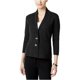 thumbnail image 2 of Alfani Chaqueta de moto tejida de 3 botones para mujer, negra, mediana Alfani Chaqueta de moto, 2 of 2
