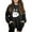 Black, variant on Mercatoo Teen Girls Cute Graphic Hoodie Halloween Soft Lightweight Hooded Pullover Sweatshirts Kids School Preppy Clothes Pockets