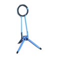 thumbnail image 1 of Daily Mix Store 360 Rotating Phone Tripod Mount with Spring Buckle, Metal Smartphone Tripod Adapter, Multi Angle Tri Fold Cell Phone Holder Desktop Tripod, Handheld Phone Grip for Streaming Vlog, 1 of 9