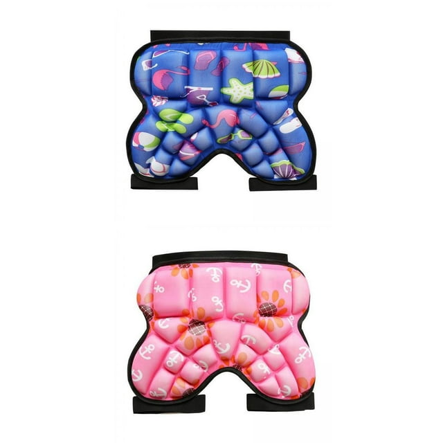 Pantalones Cortos Cola de Protección de Cadera Acolchados en 3D Almohadilla de Protección de Trasero