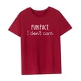 thumbnail image 2 of Camiseta de manga corta para mujer, ropa informal y elegante, camiseta con cuello redondo XL, 2 of 8