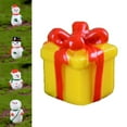 thumbnail image 3 of 4Pcs/set Christmas Snowman Gift Box Ornaments Christmas Car Resin Ornament Props Random Version/Color, 3 of 9