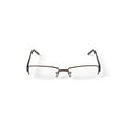 thumbnail image 4 of Contour Men's FM9188 Rectangular Prescription Eyeglasses with Case, Dark Brown, 4 of 6