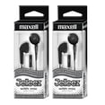 thumbnail image 1 of Maxell MAX191569-2 Jelleez - Auriculares suaves con micrófono, color negro, 2 unidades, 1 of 1