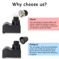 thumbnail image 4 of Hisencn 6 Outlets Tact Push Button Chrome Coated Universal Spark Generator Switch, Grill Ignitor Ki, 4 of 7