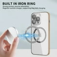 thumbnail image 3 of SaniMore for iPhone 13 Pro Max 6.7" 2021 Transparent Magnetic Case, Rugged Clear PC Back & TPU Bumpers Case with Wireless Charging for iPhone 13 Pro Max Shockproof Protective Cover, Yellow, 3 of 9