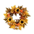 thumbnail image 5 of Fwttom Wreaths For Front Door, Artificial Flowers for Outdoors, All Season Home Decor Simulated Fake Wreath For Wall Hanging Wedding Window Home Porch, 5 of 6