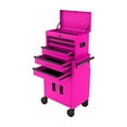 thumbnail image 5 of Hyper Tough 20-Inch Heavy Duty Steel Tool Chest, 300 lbs Capacity, Pink, 5 of 9