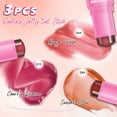 thumbnail image 2 of Ikzee Cooling Jelly Tint,Multi-use Jelly Blush Stick,Jelly Blush Stick for Lip, Cheek, Eye Makeup，3 PCS Sheer Lip & Cheek Stain, 2 of 10