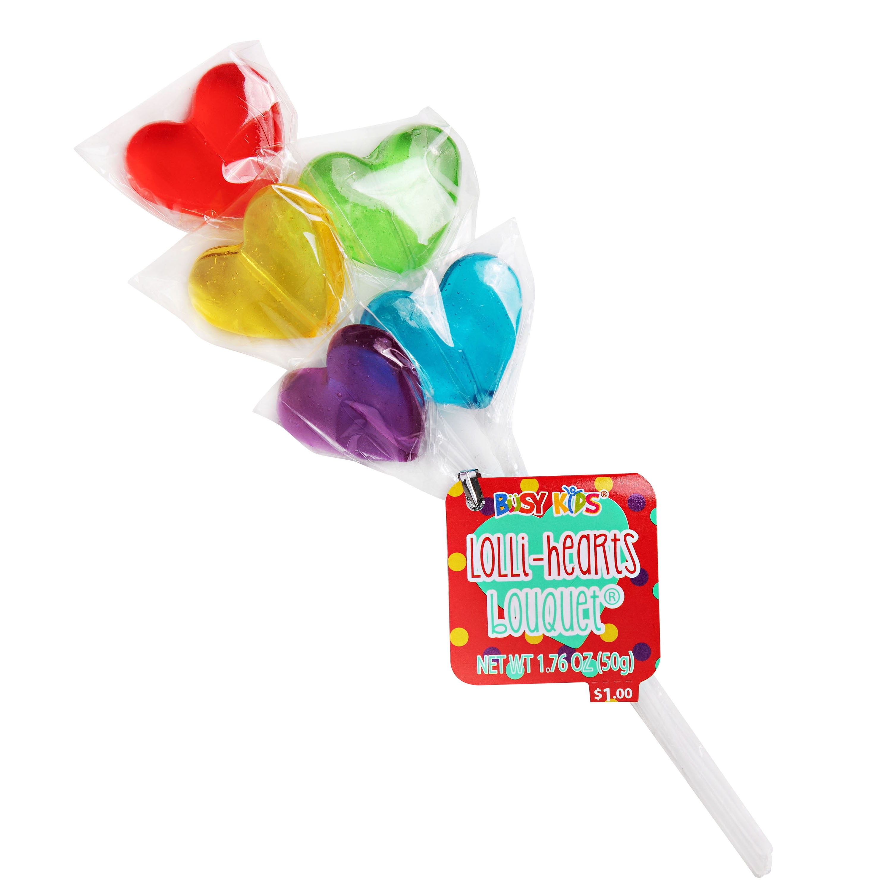 SCM Designs Clear Lolliheart Bouquet