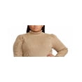 thumbnail image 2 of Ralph Lauren Women's Puff Sleeve Turtleneck Sweater Yellow Size 3X, 2 of 3
