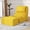 Corn Yellow, variant on White Corduroy Chaise Lounge with Ottoman and Neck Pillow